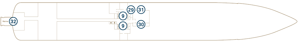 Deck 3 plan on Scenic Eclipse