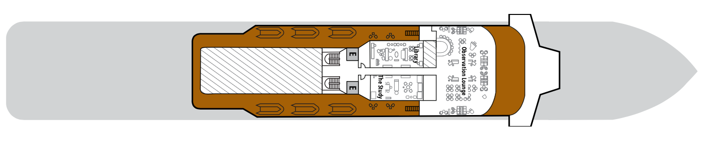 Deck 9 plan on Silver Endeavour