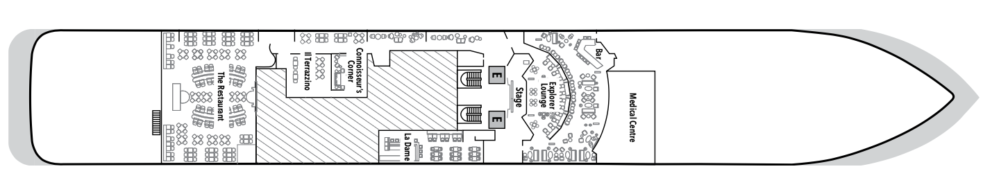 Deck 4 plan on Silver Endeavour