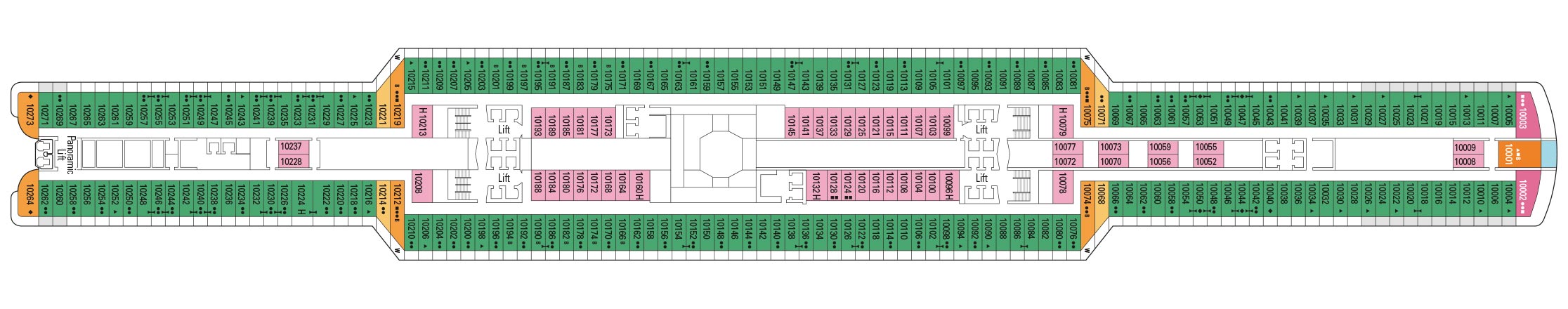 Adriatic plan on MSC Seaview