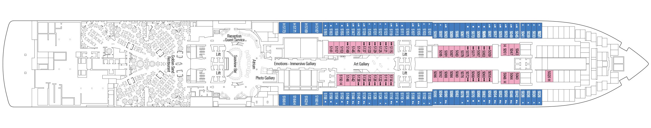 Mediterranean plan on MSC Seaview