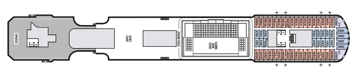 Deck 11 plan on Nieuw Statendam