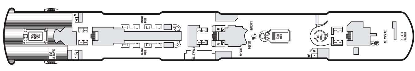 Deck 9 plan on Nieuw Statendam