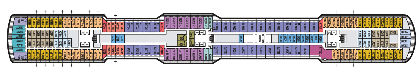 Deck 7 plan on Nieuw Statendam