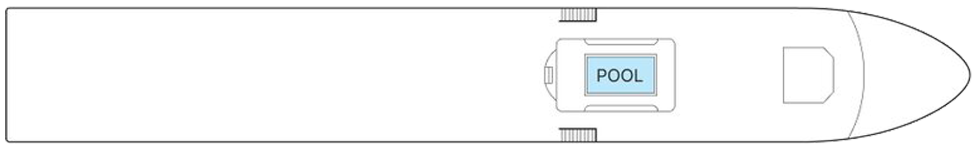 Sun Deck plan on AmaDouro