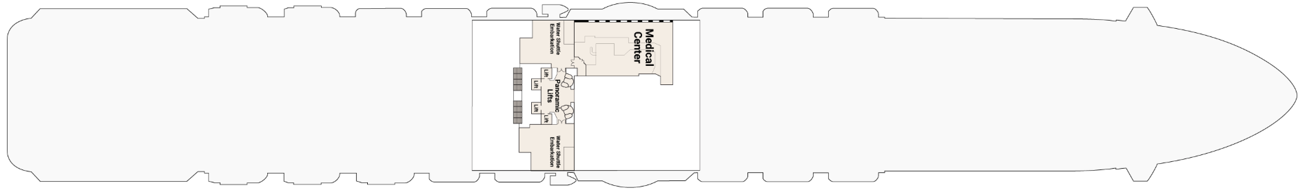 Deck 4 plan on Sky Princess