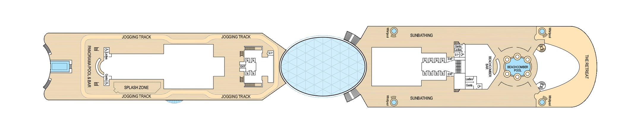 Deck 18 plan on Iona