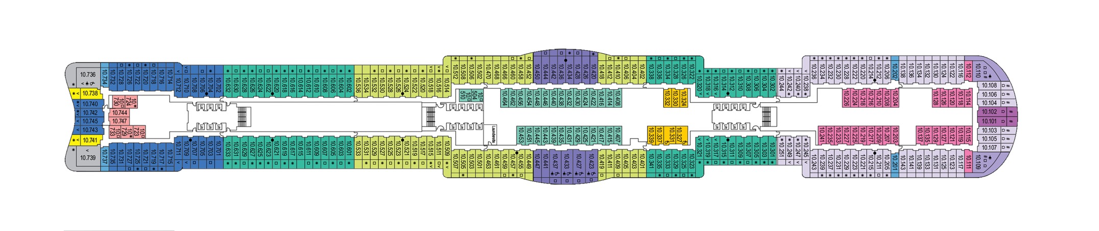Deck 10 plan on Iona
