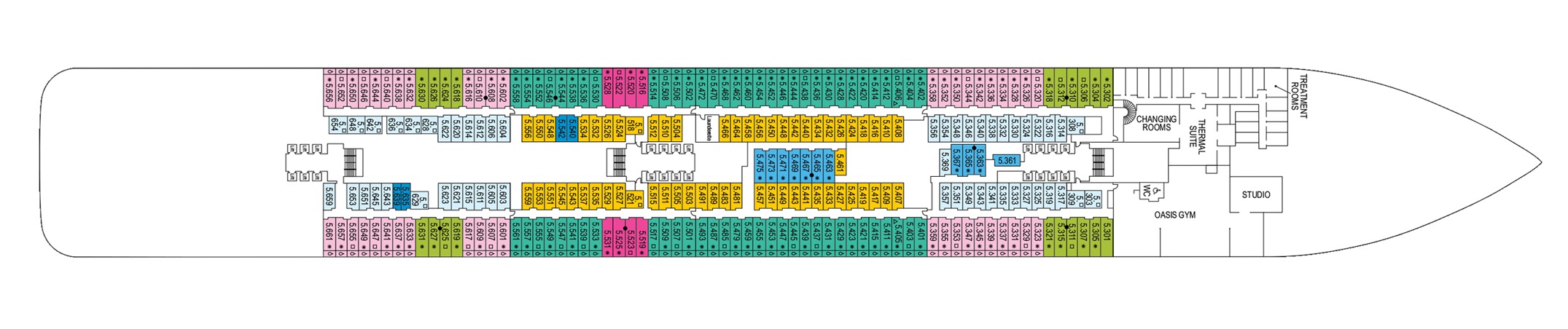 Deck 5 plan on Iona