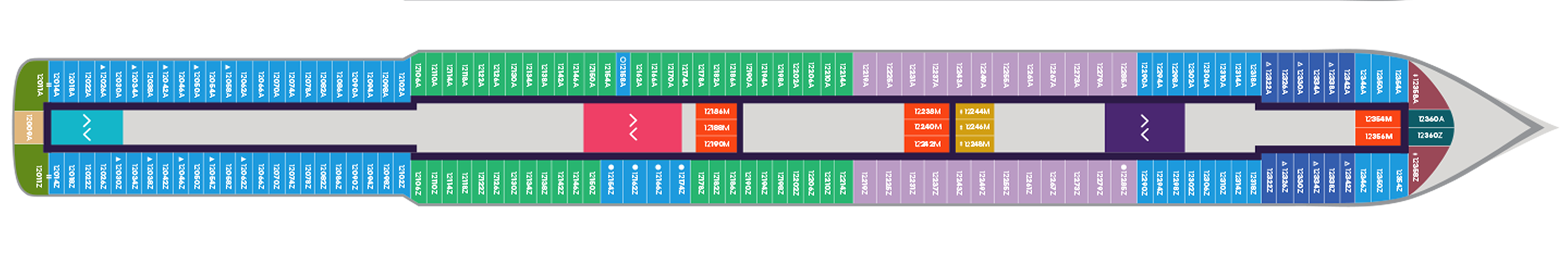 Deck 12 plan on Scarlet Lady