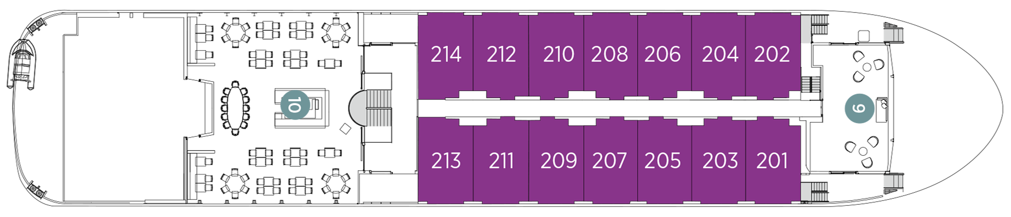 Vista Deck plan on Emerald Harmony