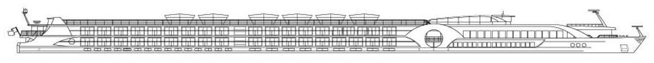 Sun Deck plan on MS Geoffrey Chaucer