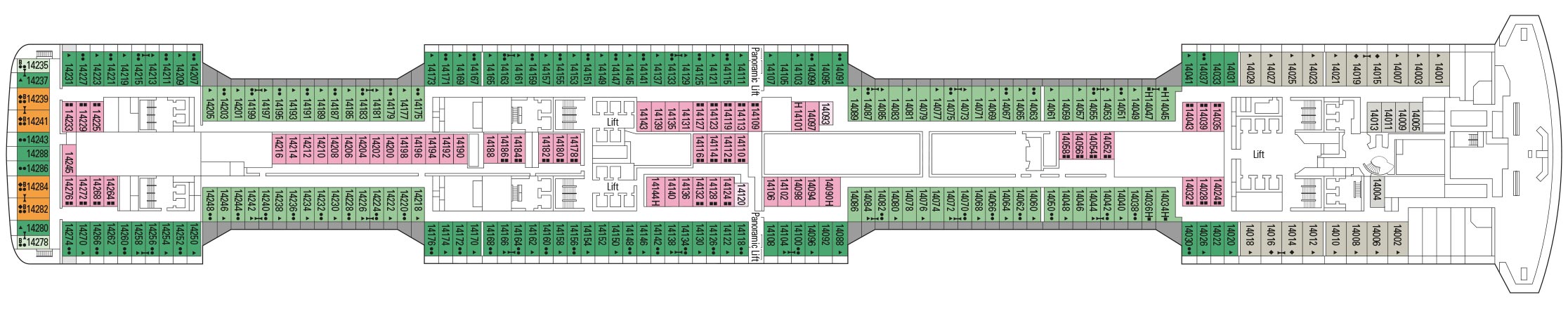 14. Tchaikovsky plan on MSC Virtuosa
