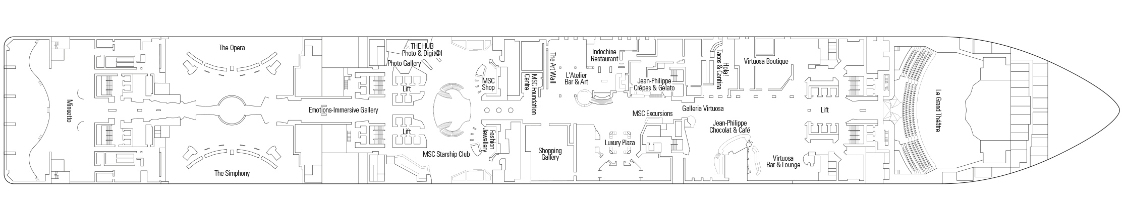 6. Beethoven plan on MSC Virtuosa