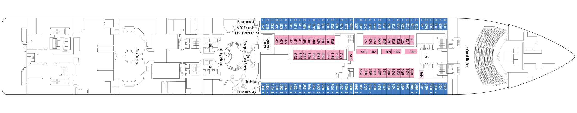 5. Mozart plan on MSC Virtuosa