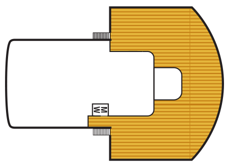 Deck 10 plan on Seabourn Venture