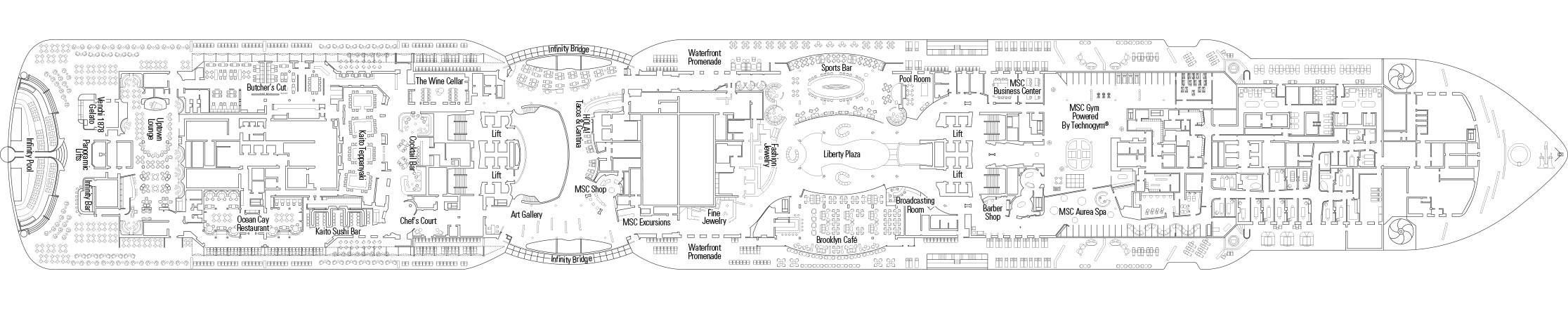 Ocean Cay plan on MSC Seashore