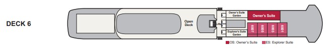 Deck 6 plan on Viking Polaris