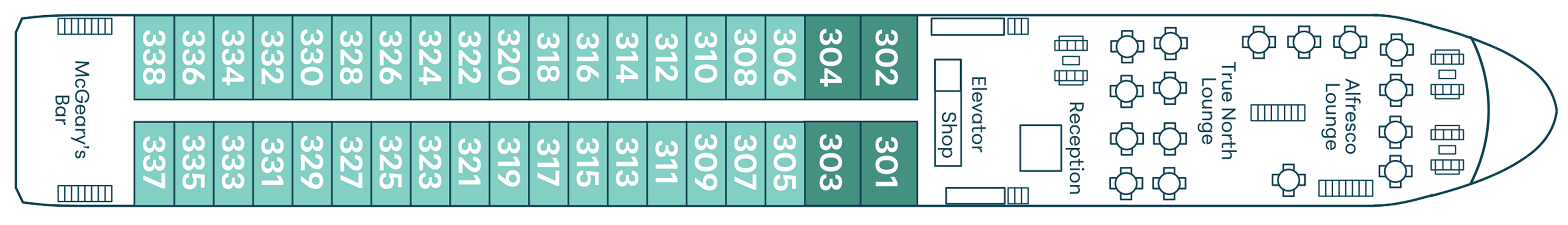 Upper Deck plan on Travelmarvel Capella