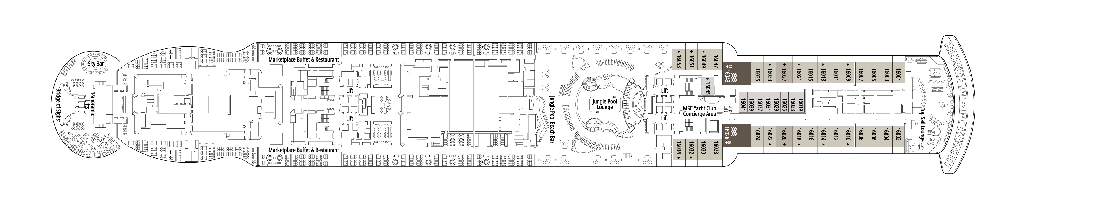 Bali plan on MSC Seascape