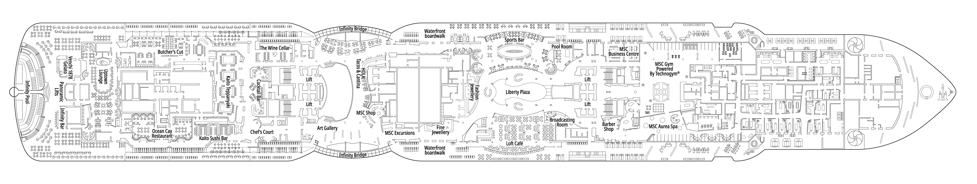 Ocean Cay plan on MSC Seascape