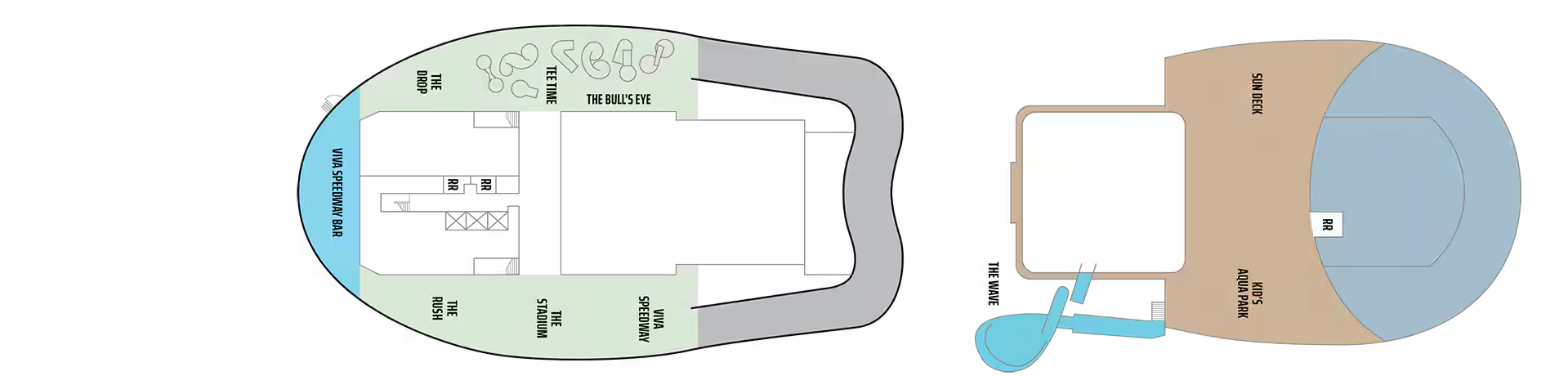 Deck 18 plan on Norwegian Viva