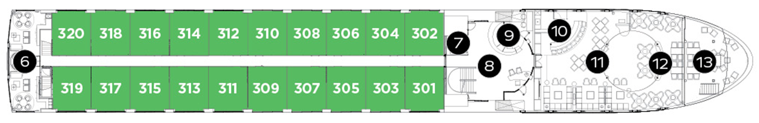 Royal Deck plan on Avalon Alegria