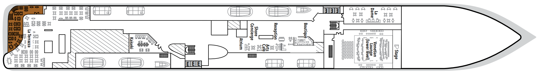 Deck 4 plan on Silver Ray