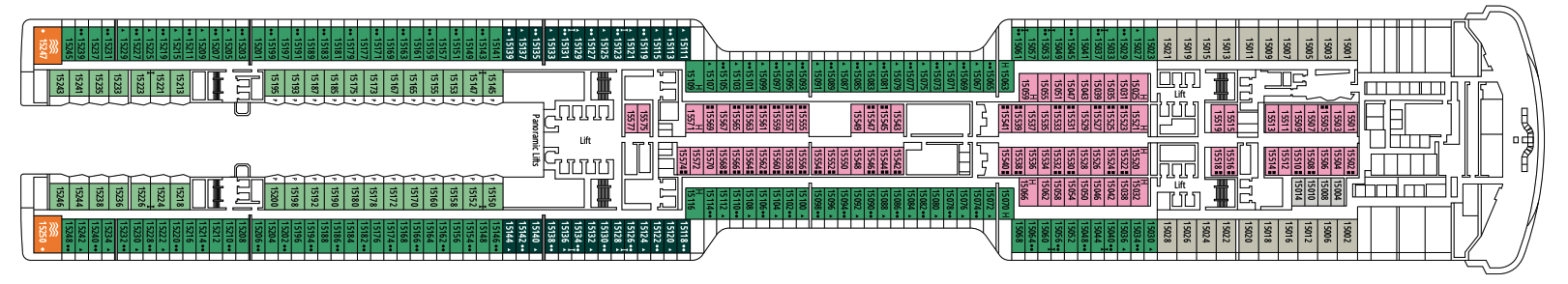 Rio de Janeiro plan on MSC World America