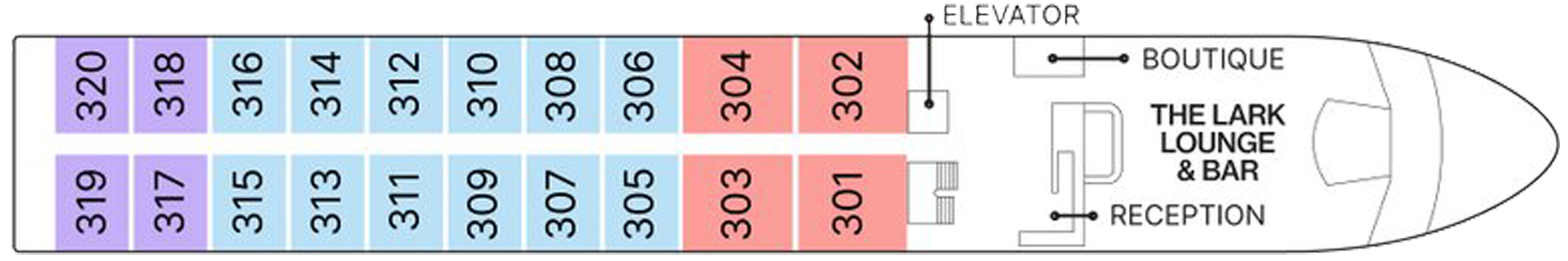 Porto Deck plan on AmaSintra