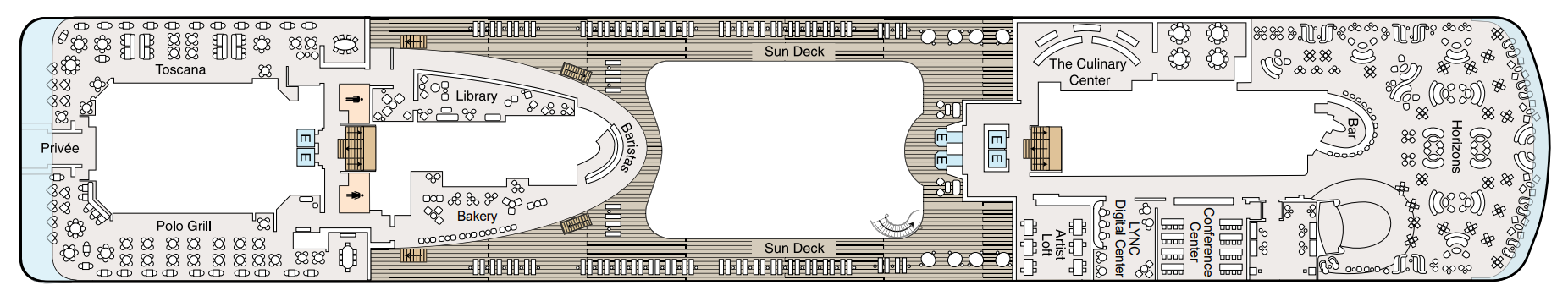 Deck 14 plan on Allura