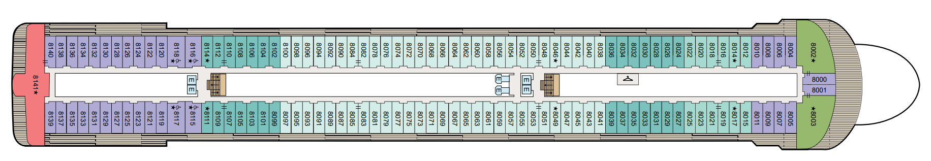 Deck 8 plan on Allura