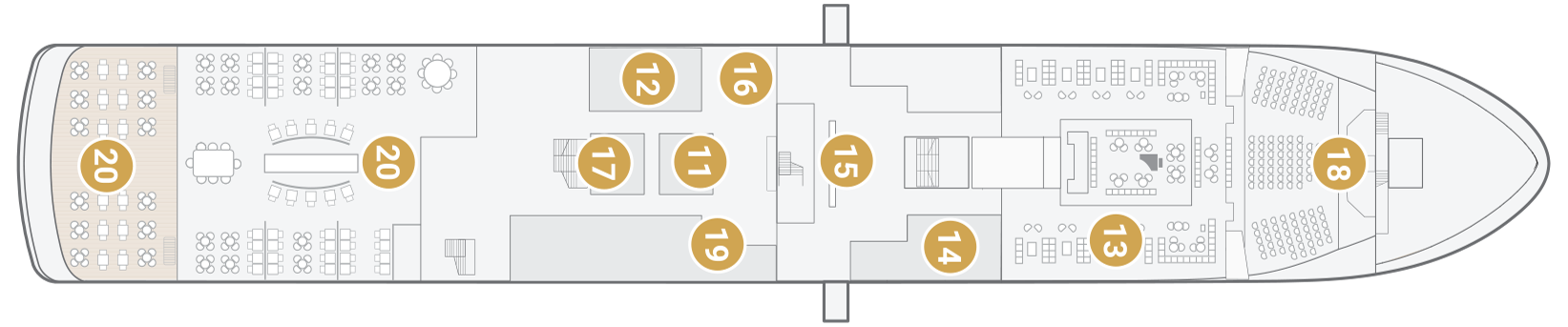 Deck 4 plan on World Voyager
