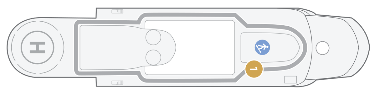 Deck 8 plan on World Traveller