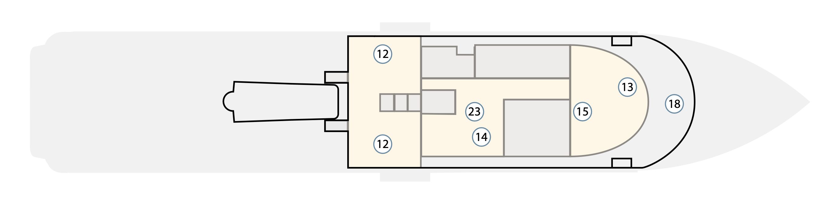 Deck 8 plan on Douglas Mawson