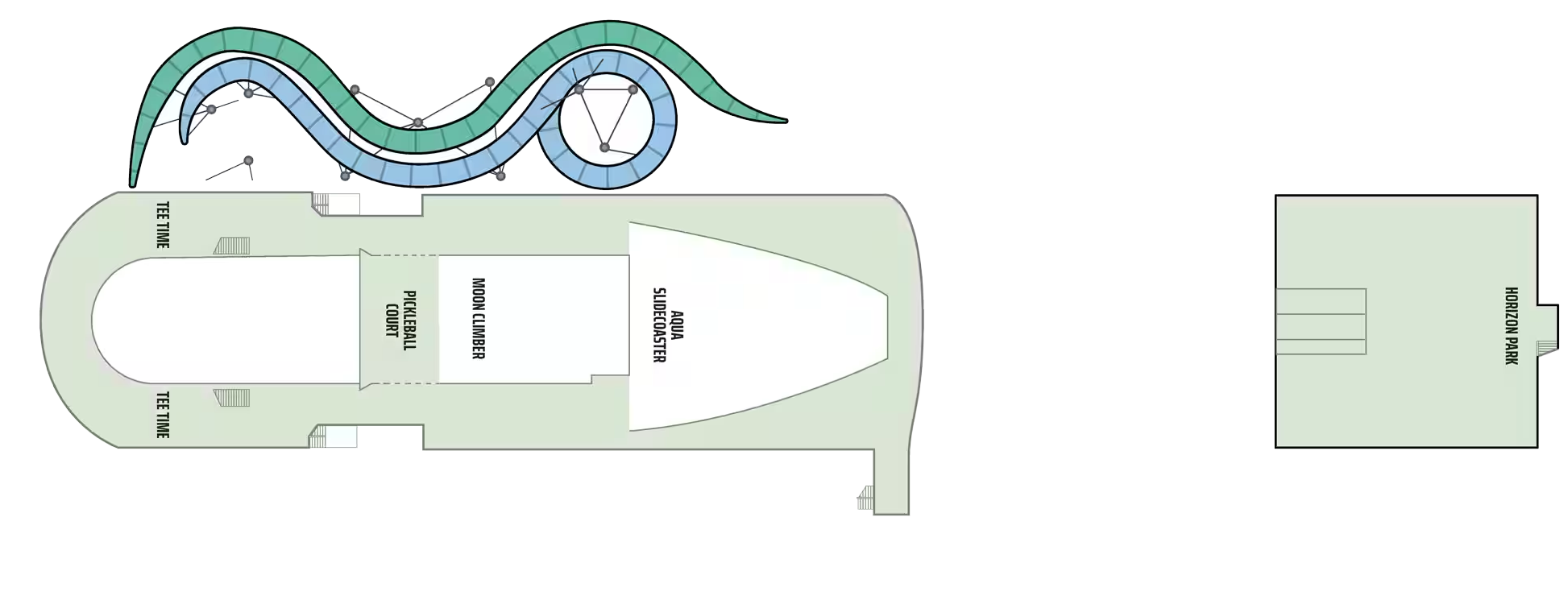 Deck 19 plan on Norwegian Luna
