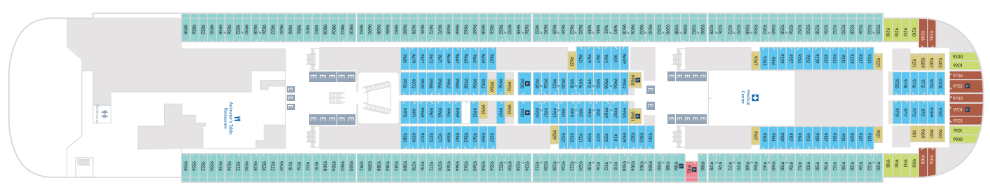 Deck 9 plan on Disney Adventure