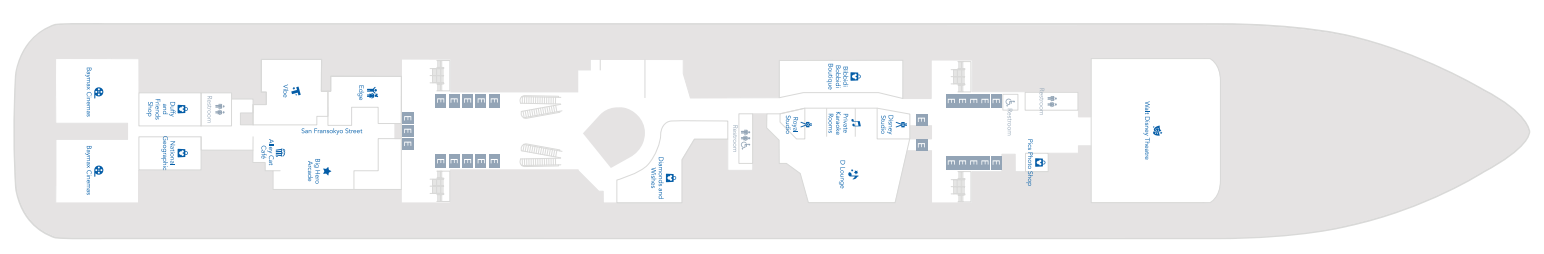Deck 7 plan on Disney Adventure