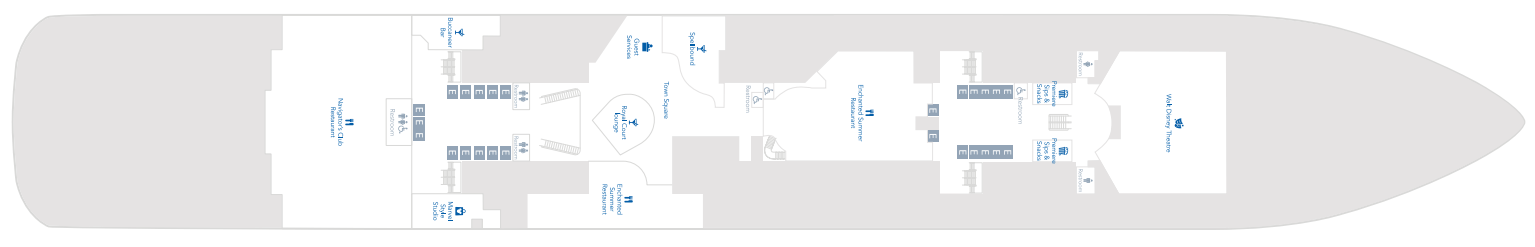 Deck 6 plan on Disney Adventure