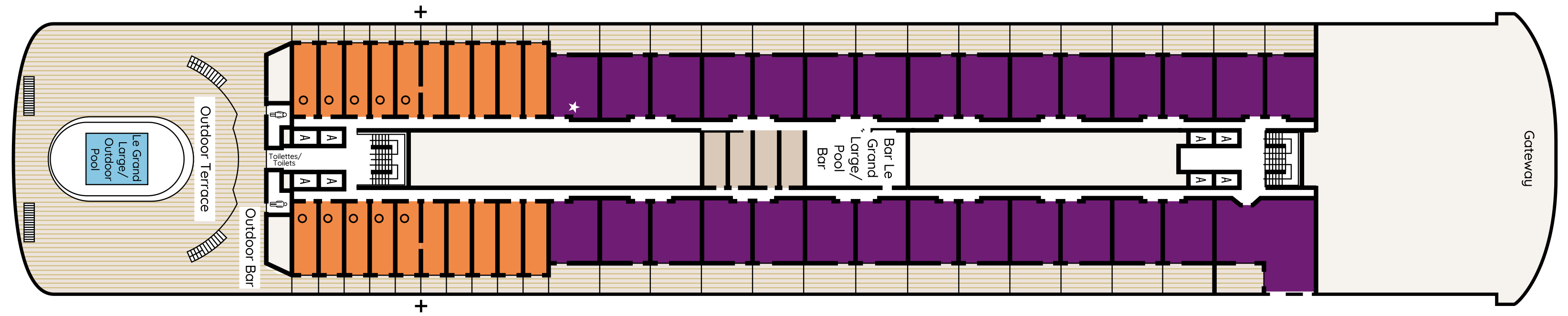 Renaissance Deck plan on Renaissance