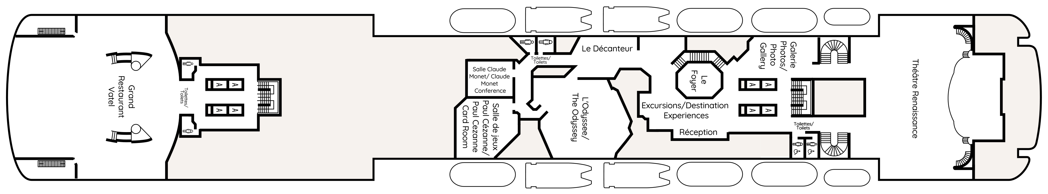 Reception Desk plan on Renaissance