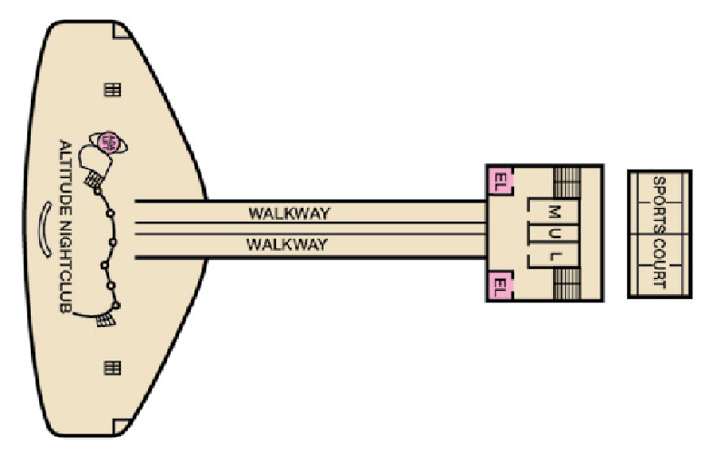 Deck 17 plan on Carnival Encounter