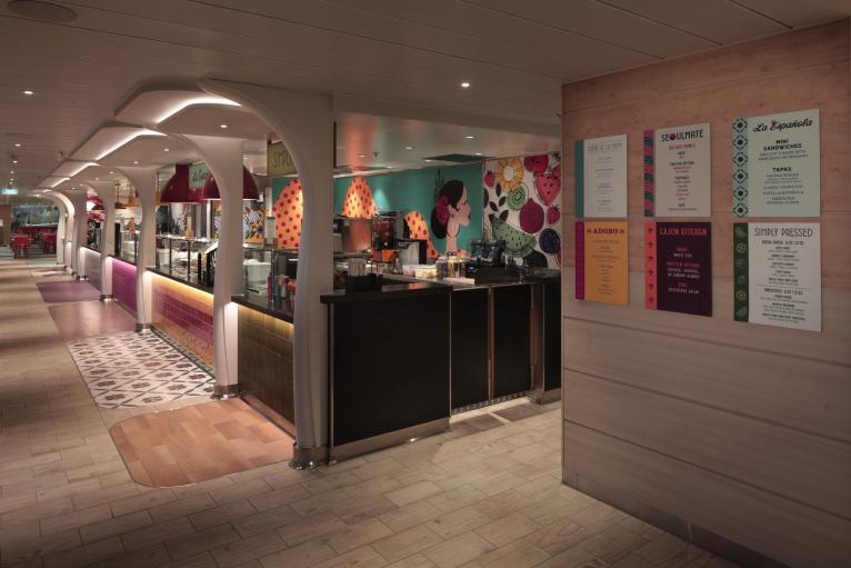 AquaDome Market on Legend of the Seas