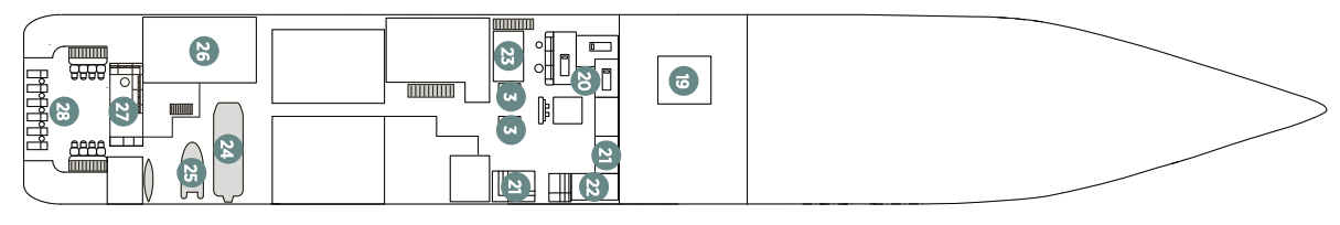 Wellness Deck plan on Emerald Raiya