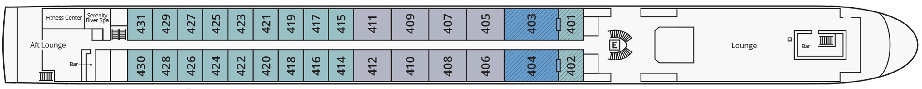 Adele Deck plan on S.S. Marlene