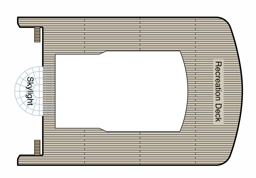 Deck 16 plan on Oceania Sonata