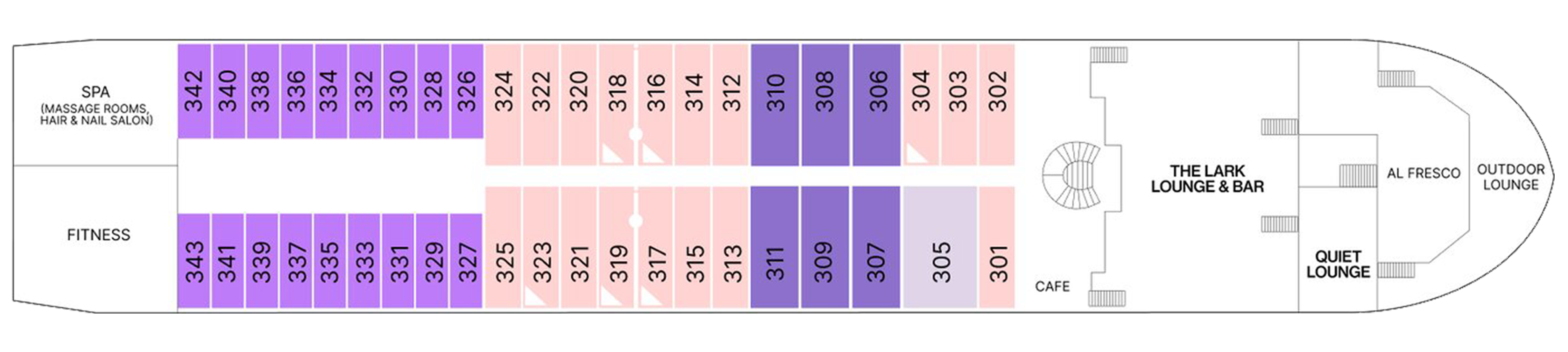 Violin Deck plan on AmaRudi