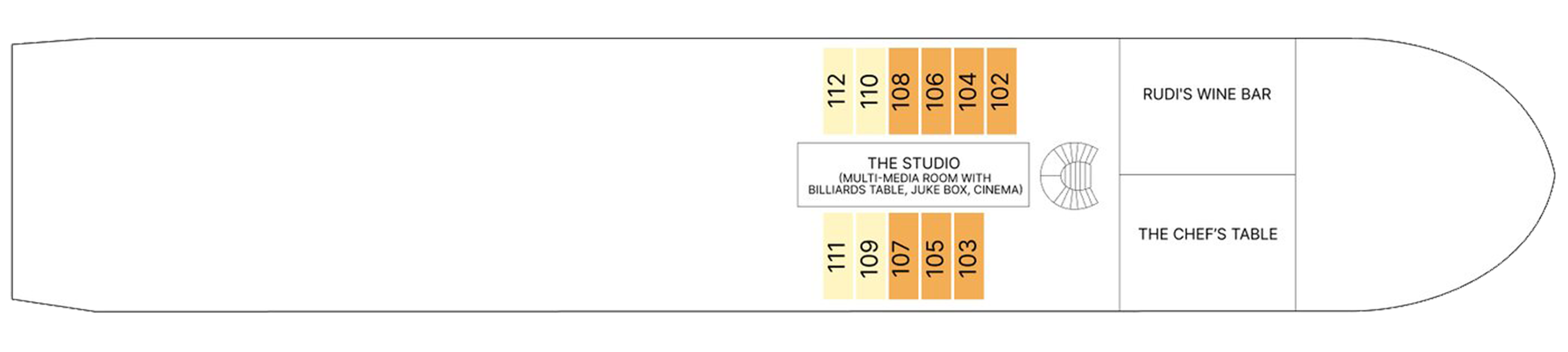 Piano Deck plan on AmaRudi