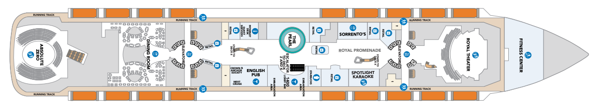 Deck 5 plan on Hero of the Seas