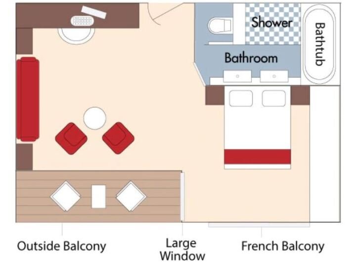 Suite floor plan on AmaKristina